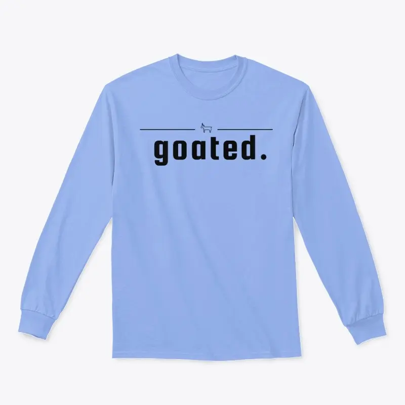 Goated Black Logo