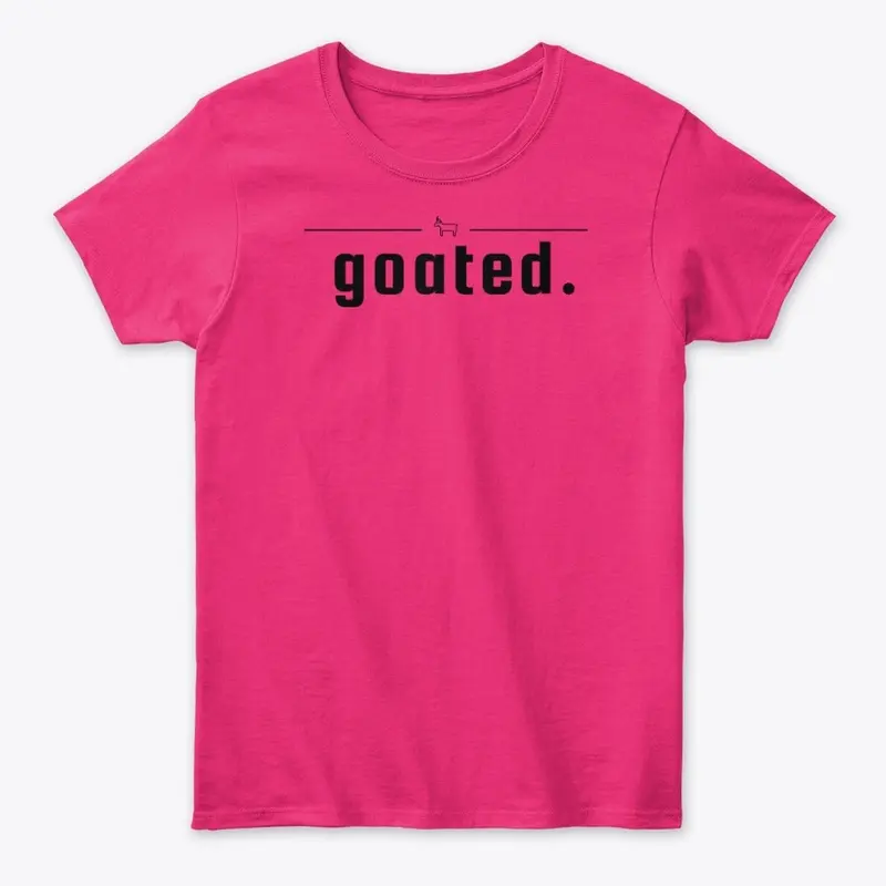 Goated Black Logo