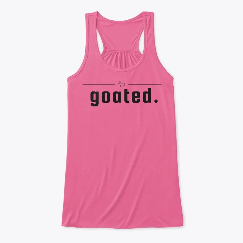 Goated Black Logo