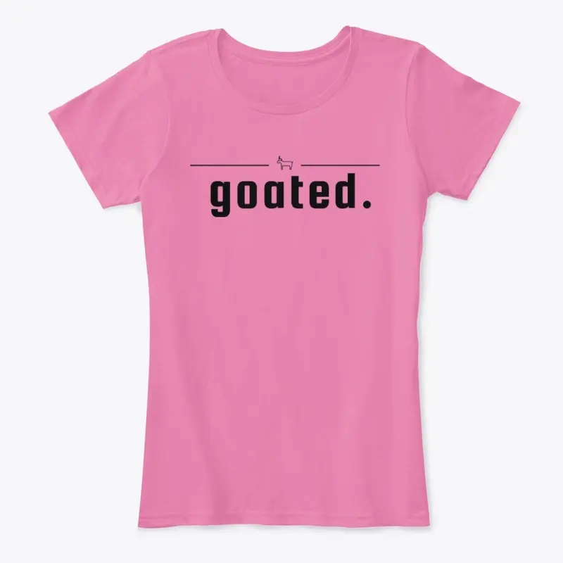 Goated Black Logo