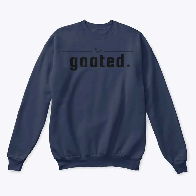 Goated Black Logo